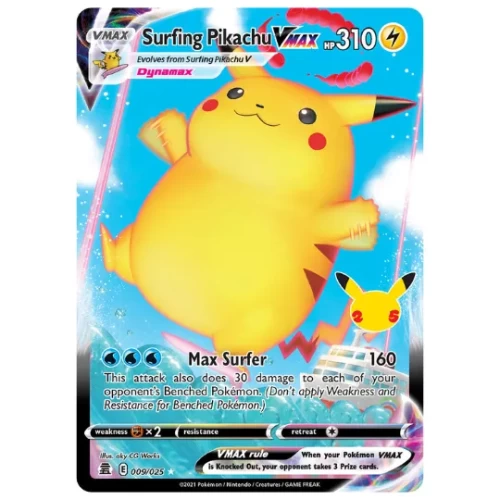 Surfing Pikachu VMAX - Celebrations
